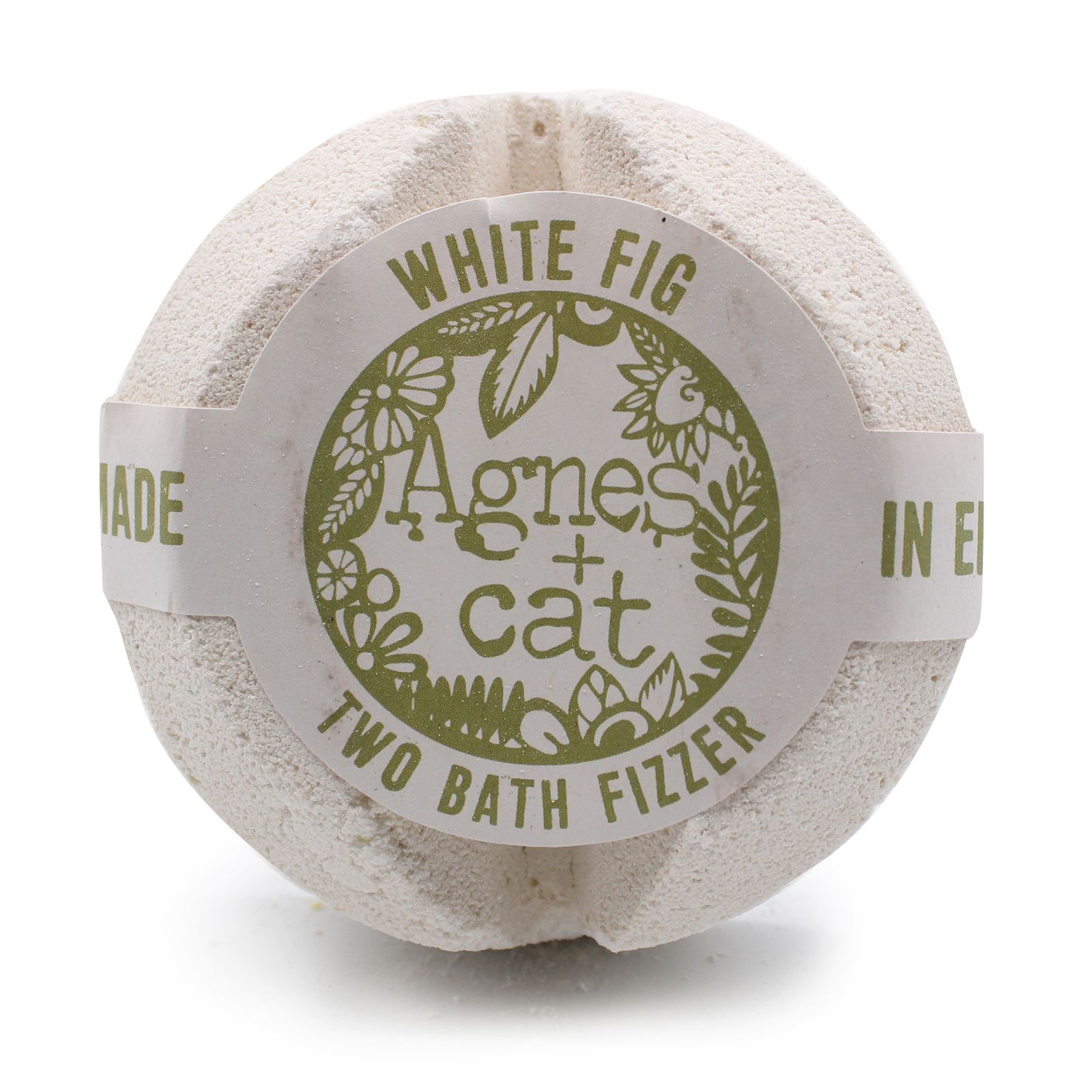 Badebombe White Fig Weiß Grün