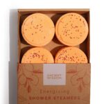 Duschdampfer Set Energie Orange – Aromatherapie mit Pfefferminze und Zitrone