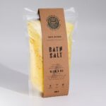 Greenman Badesalz Epsomsalz Vitamin C Mandarine Gelb Wellnessbad 800 g