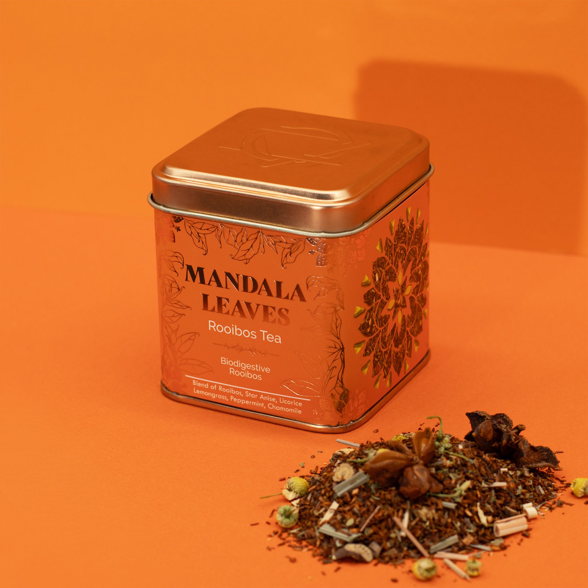 Bio Rooibos Verdauungstee 60 g – Rooibos mit Kamille & Minze