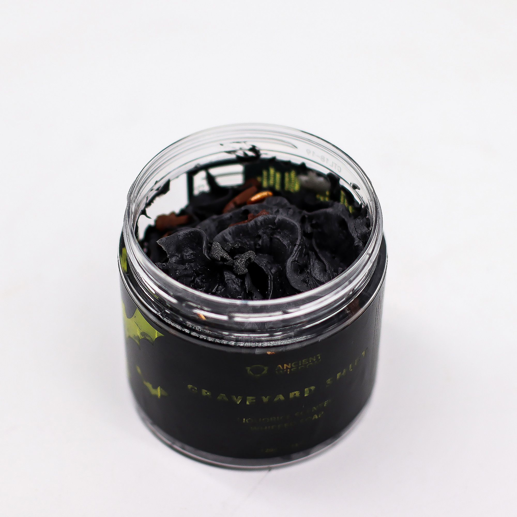 Duschseife Whipped Soap Graveyard Shift Schwarz 160 g – Cremige Seifencreme mit rauchigem Duft