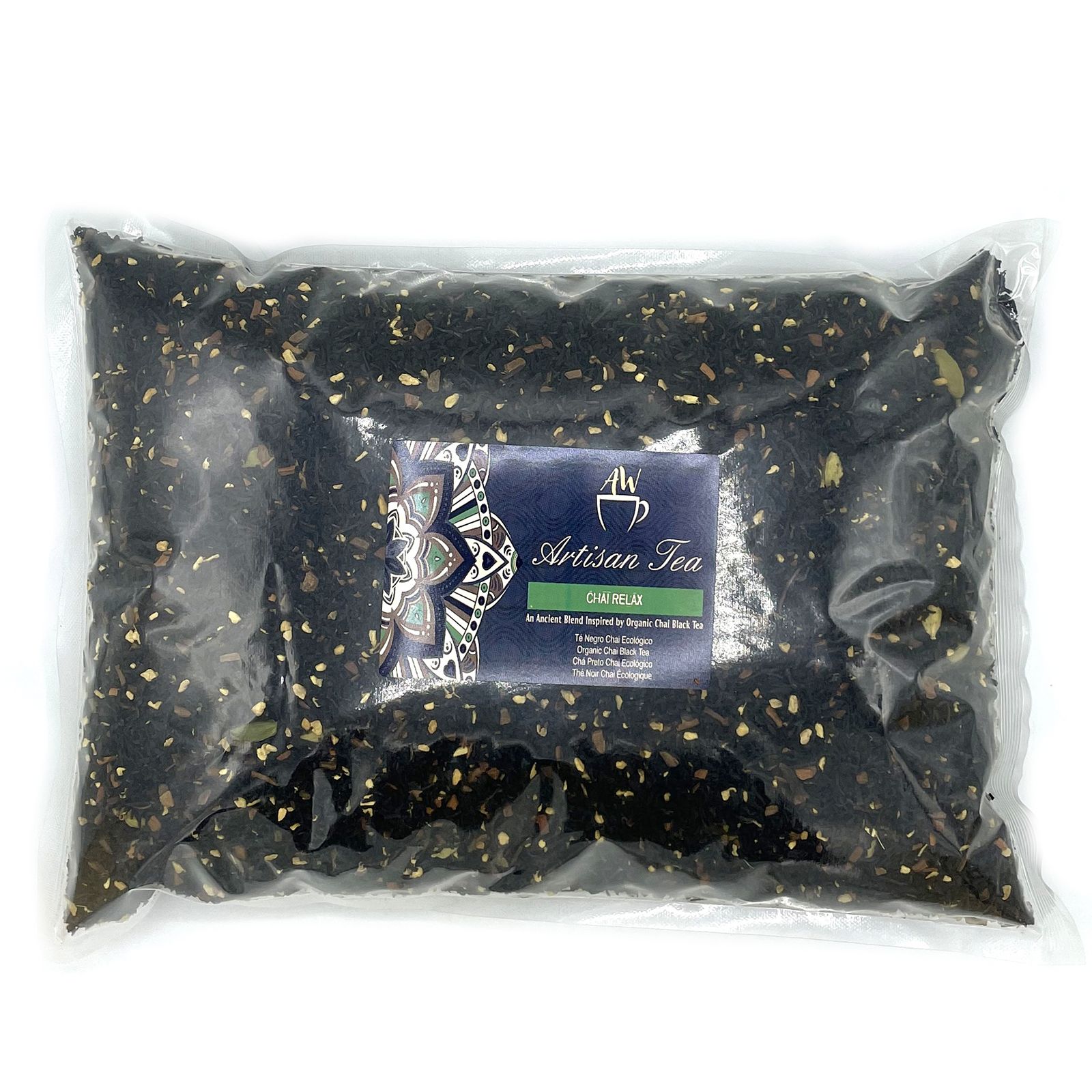 Bio Chai Schwarztee 1 kg – Loser Gewürztee mit Zimt, Ingwer & Kardamom