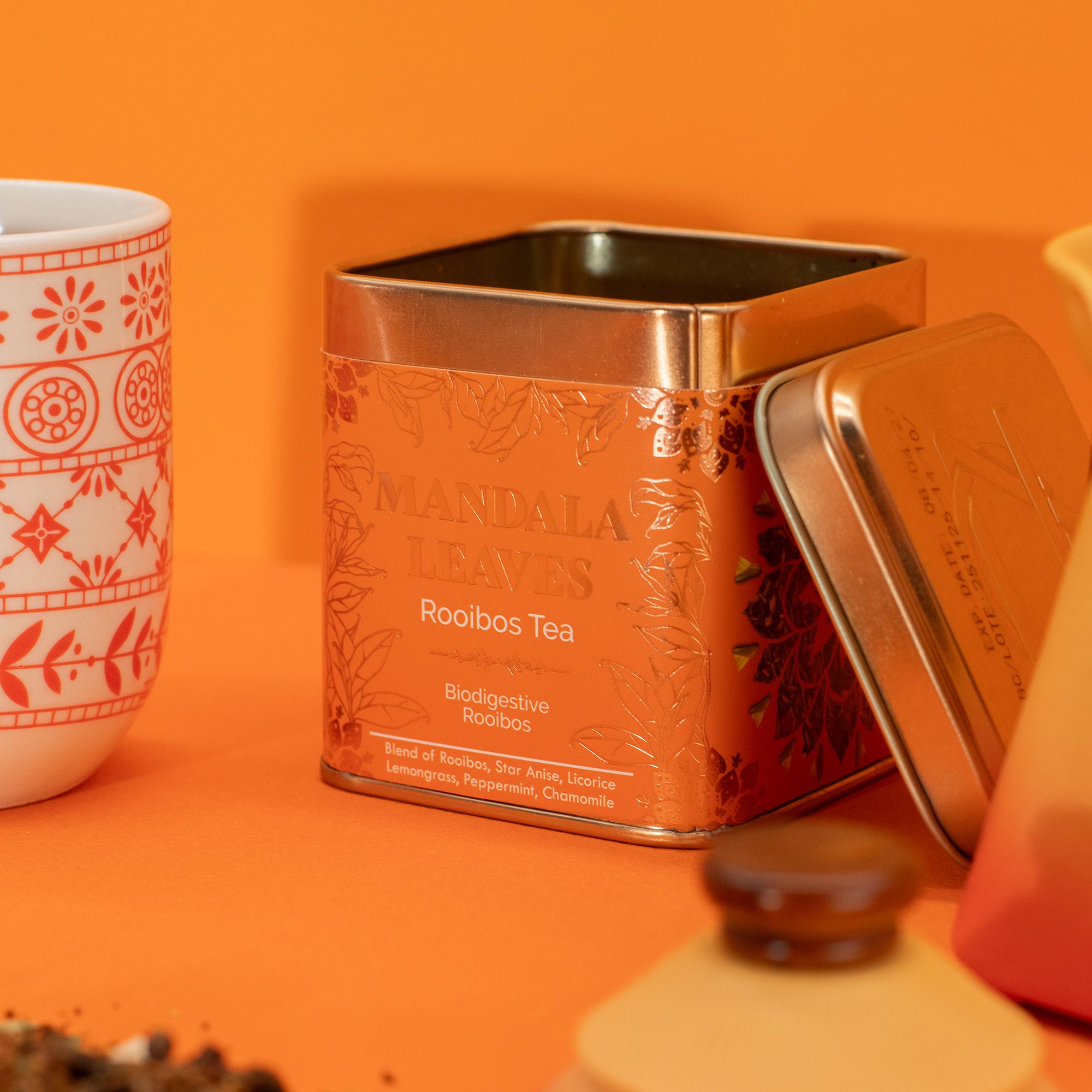 Bio Rooibos Verdauungstee 60 g – Rooibos mit Kamille & Minze
