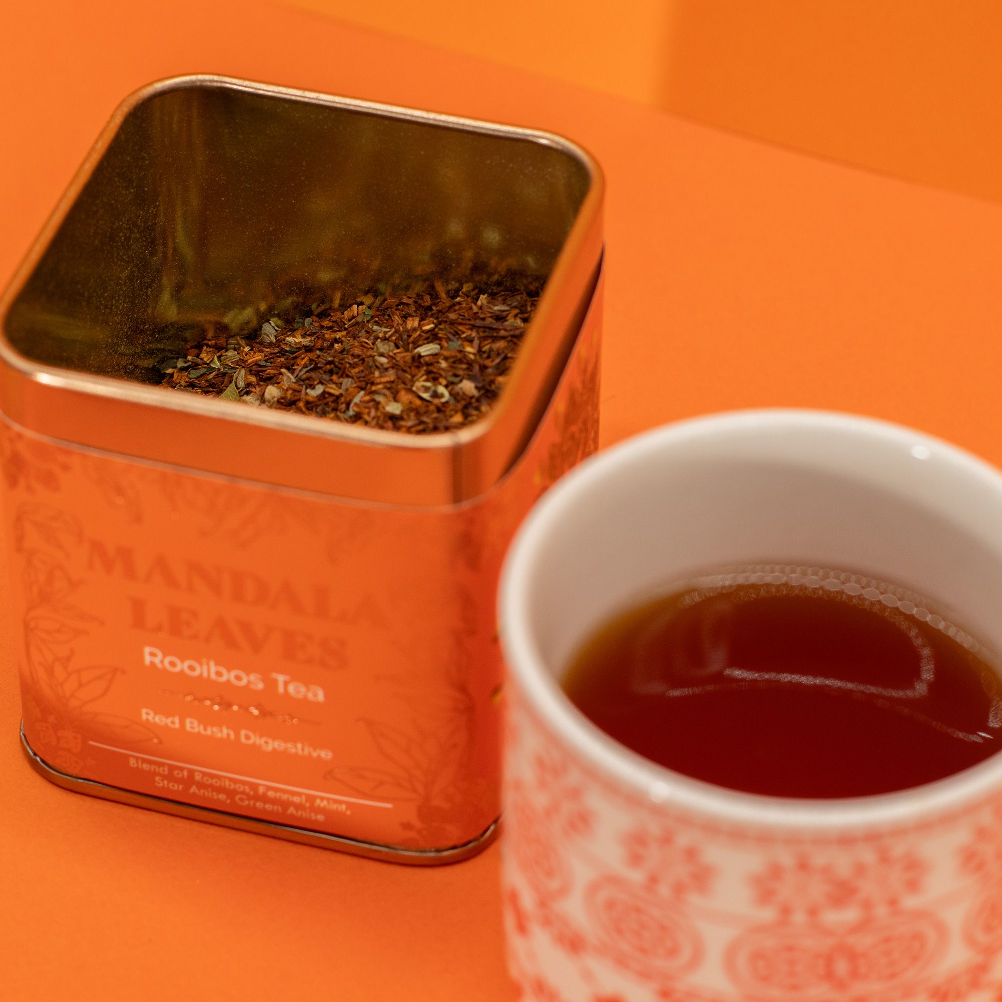 Rooibos Verdauungstee 50 g – Rooibos Tee mit Fenchel & Minze