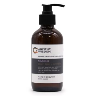 Muskatellersalbei Lavendel Hand Körperwäsche 250ml Aromatische Körperpflege Wellness Duschpflege Ätherische Öle