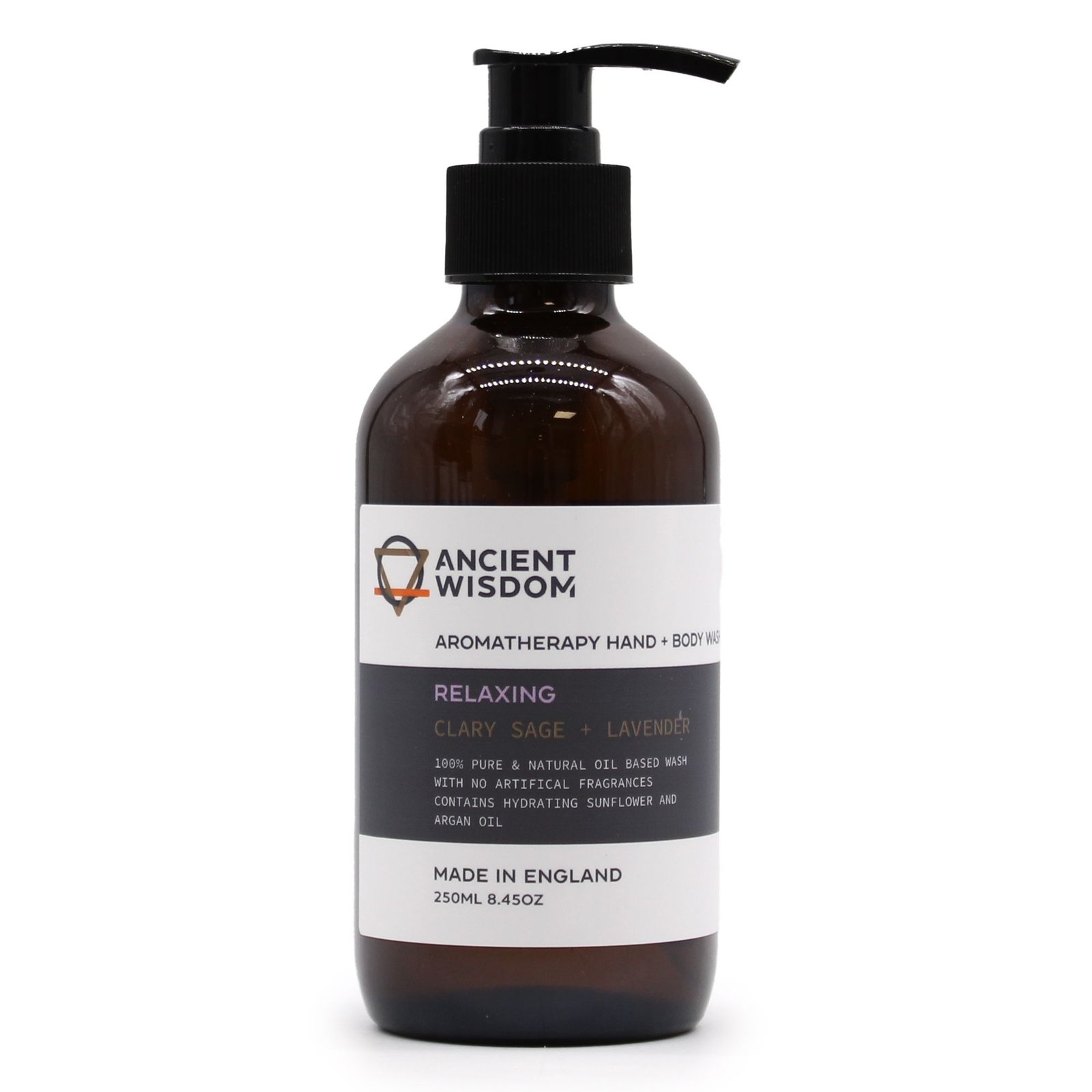 Muskatellersalbei Lavendel Hand Körperwäsche 250ml Aromatische Körperpflege Wellness Duschpflege Ätherische Öle