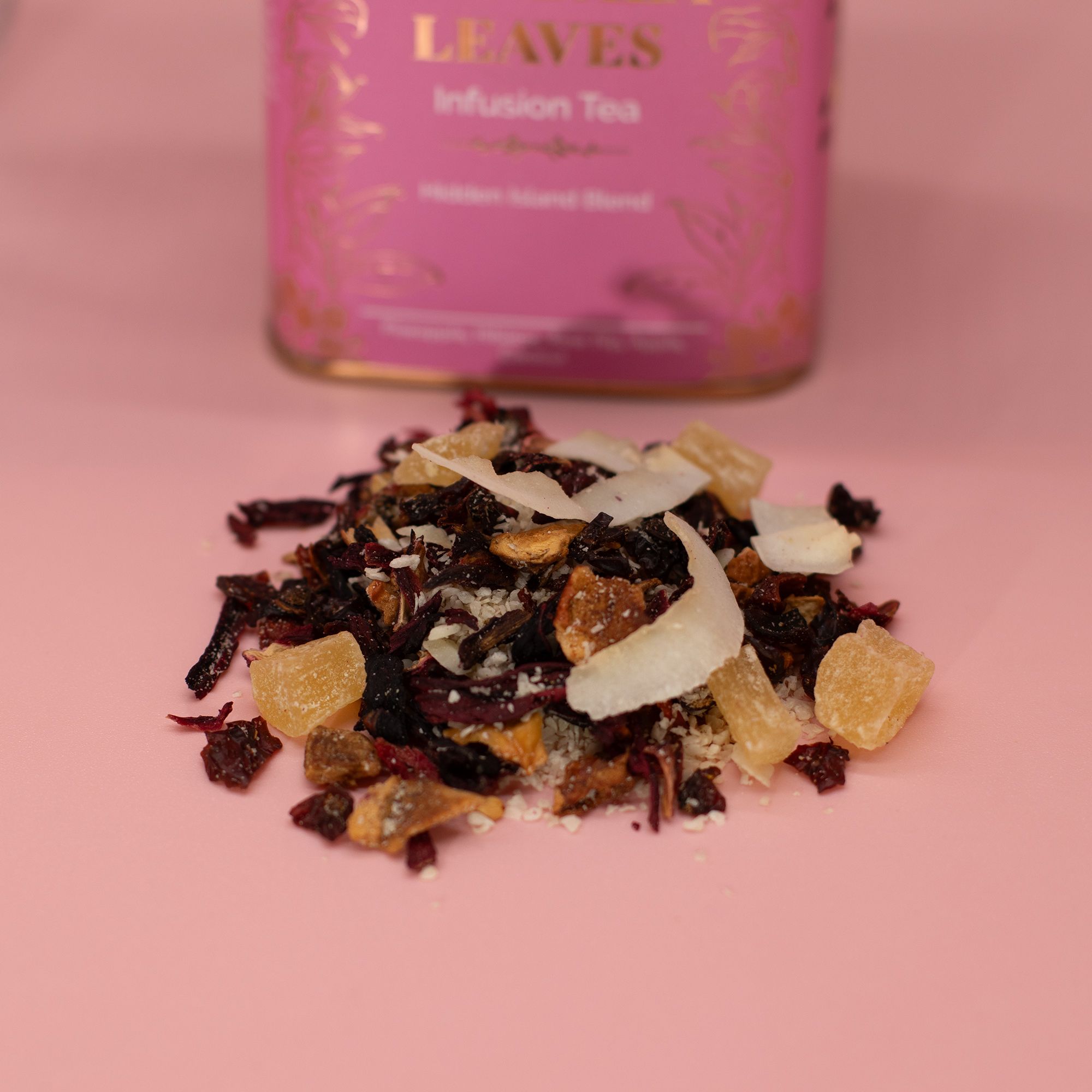 Tropischer Früchtetee 50 g – Hidden Islands Blend mit Ananas & Kokos