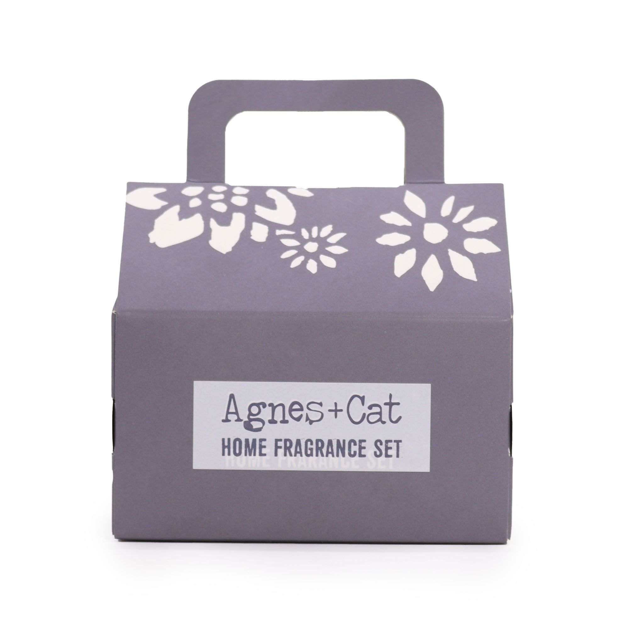 Agnes + Cat Duft Geschenkset Windermere Grau – Duftlampe & Wax Melts Geschenkset