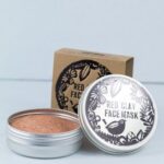 Rote Tonerde Gesichtsmaske 130 g – Mineralstoffreiche Gesichtsmaske für gründliche Reinigung | Agnes + Cat