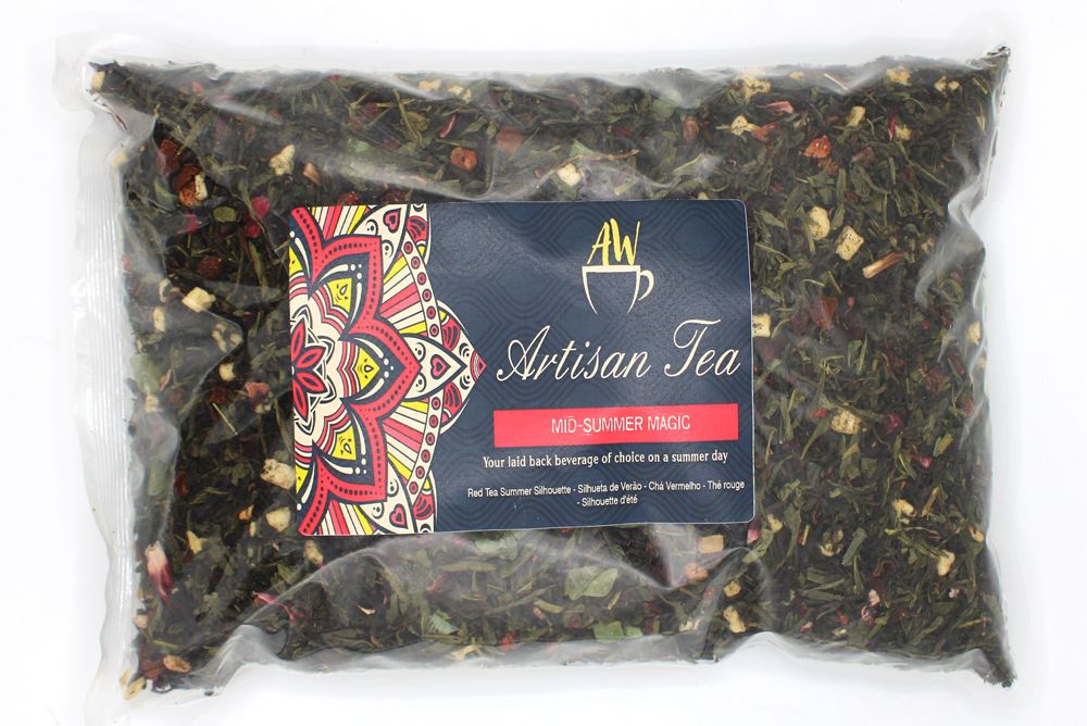 Bio Mid-Summer Magic Tee 1 kg – Früchtemischung mit Grüntee & Pu-Erh Tee