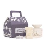 Agnes + Cat Duft Geschenkset Windermere Grau – Duftlampe & Wax Melts Geschenkset