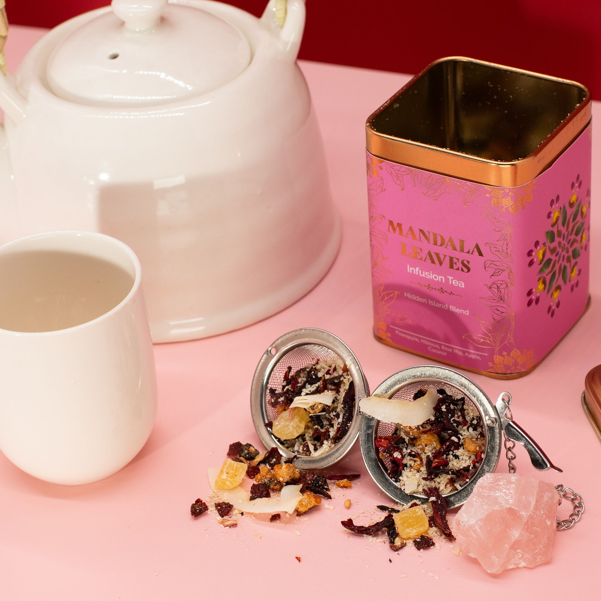 Tropischer Früchtetee 50 g – Hidden Islands Blend mit Ananas & Kokos