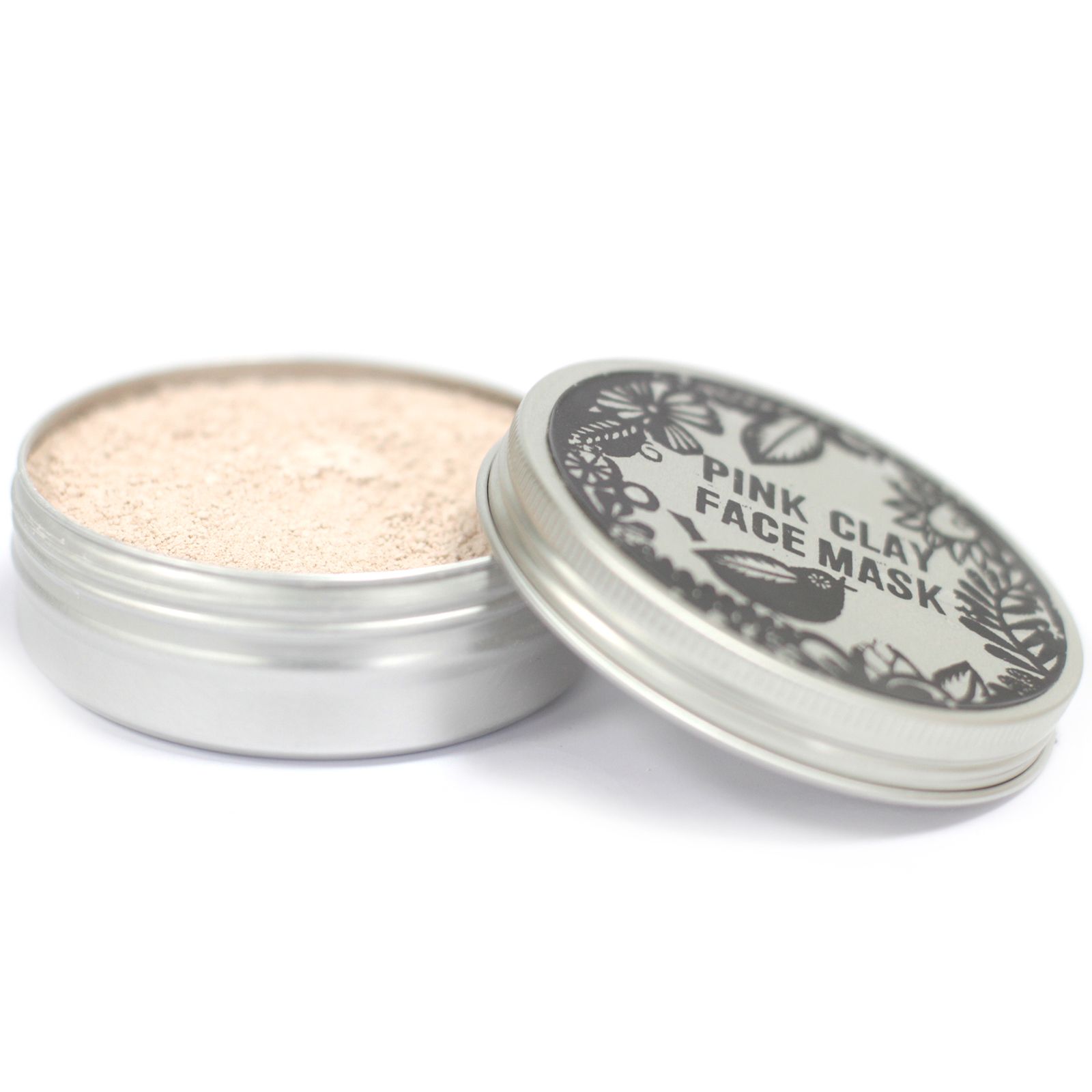 Rosa Tonerde Gesichtsmaske 100 g – Sanfte Gesichtsmaske mit Pink Clay für empfindliche Haut | Agnes + Cat