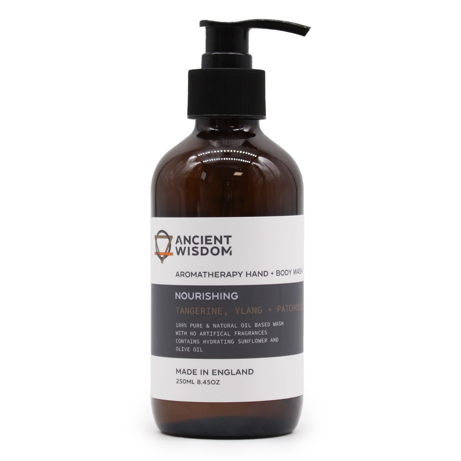 Mandarine Ylang Patchouli Hand Körperwäsche 250ml Aromatische Körperpflege Wellness Duschpflege Duft Ritual