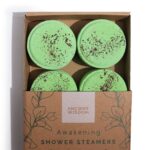 Duschdampfer Set Awakening Grün 200g – Aromatherapie mit Orange, Eukalyptus & Pfefferminze