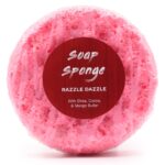 Seifenschwamm Razzle Dazzle Duft 230g – Duschschwamm mit Seife Rosa – Honigbee Seifenschwamm Razzle Dazzle Duft 230g