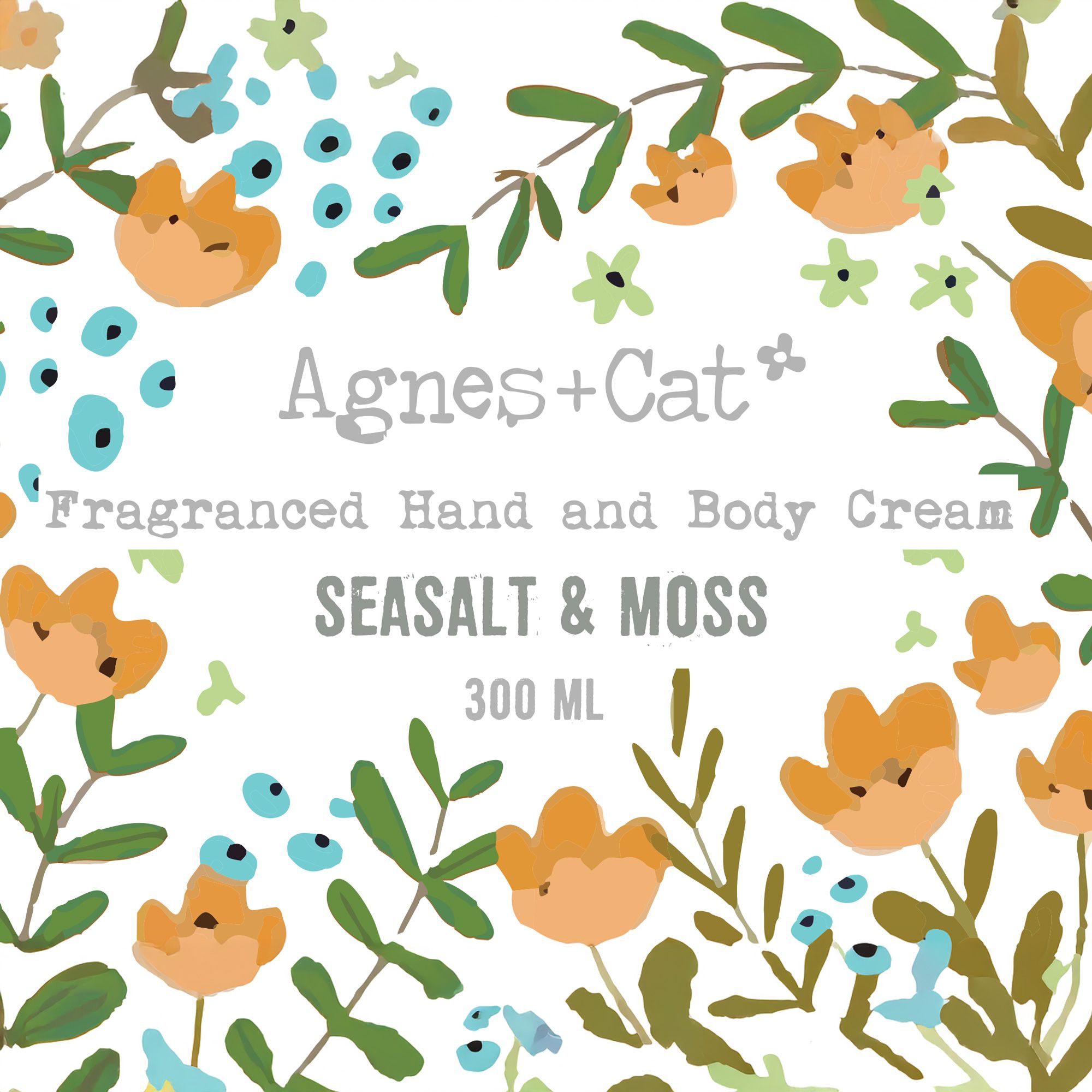 Hand & Body Creme Sea Salt & Moss 300ml – Feuchtigkeitsspendende Körpercreme mit Meeresduft