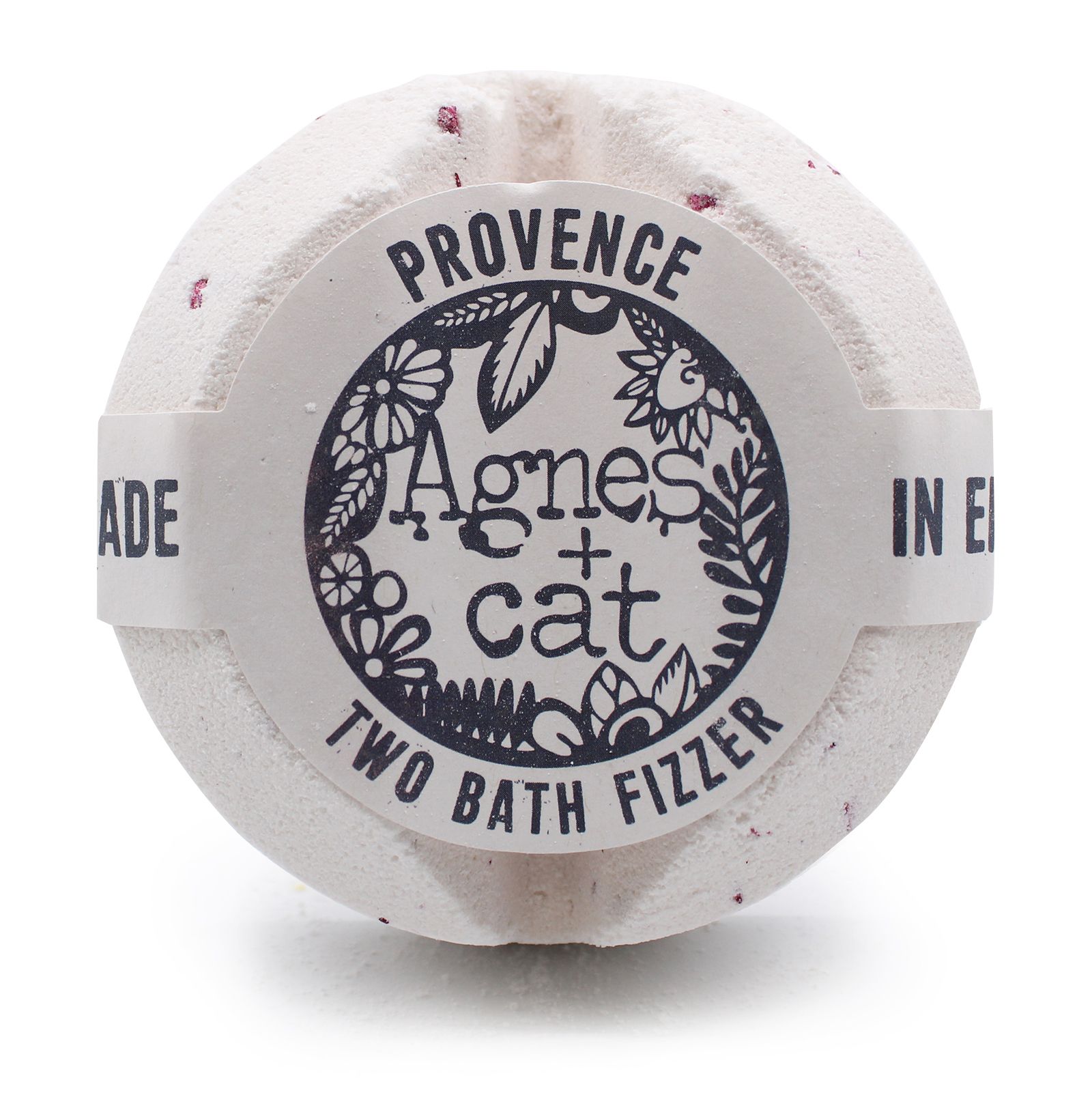 Badebombe Provence Weiß Lila