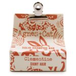 Clementine Festes Shampoo 70g Fruchtiger Zitrus Duft Weizenkeimöl Natürliche Haarpflege Wellness