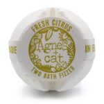 Badebombe Fresh Citrus Weiß Gelb