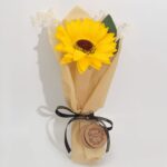 Seifenblume Sonnenblume Geschenk Badezusatz Dekoration