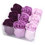 Seifenblumen Box Lavendel Rosen 9er Set Geschenkset – Honigbee Seifenblumen Box Lavendel Rosen 9er Set Geschenkset