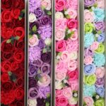 Seifenblumen Geschenkbox Lavendel Rose & Nelke XL – Duftseifen Geschenk – Honigbee Seifenblumen Geschenkbox Lavendel Rose & Nelke XL – Duftseifen Geschenk