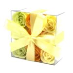 Seifenblumen Box Frühlingsrosen 9er Set Geschenkset – Honigbee Seifenblumen Box Frühlingsrosen 9er Set
