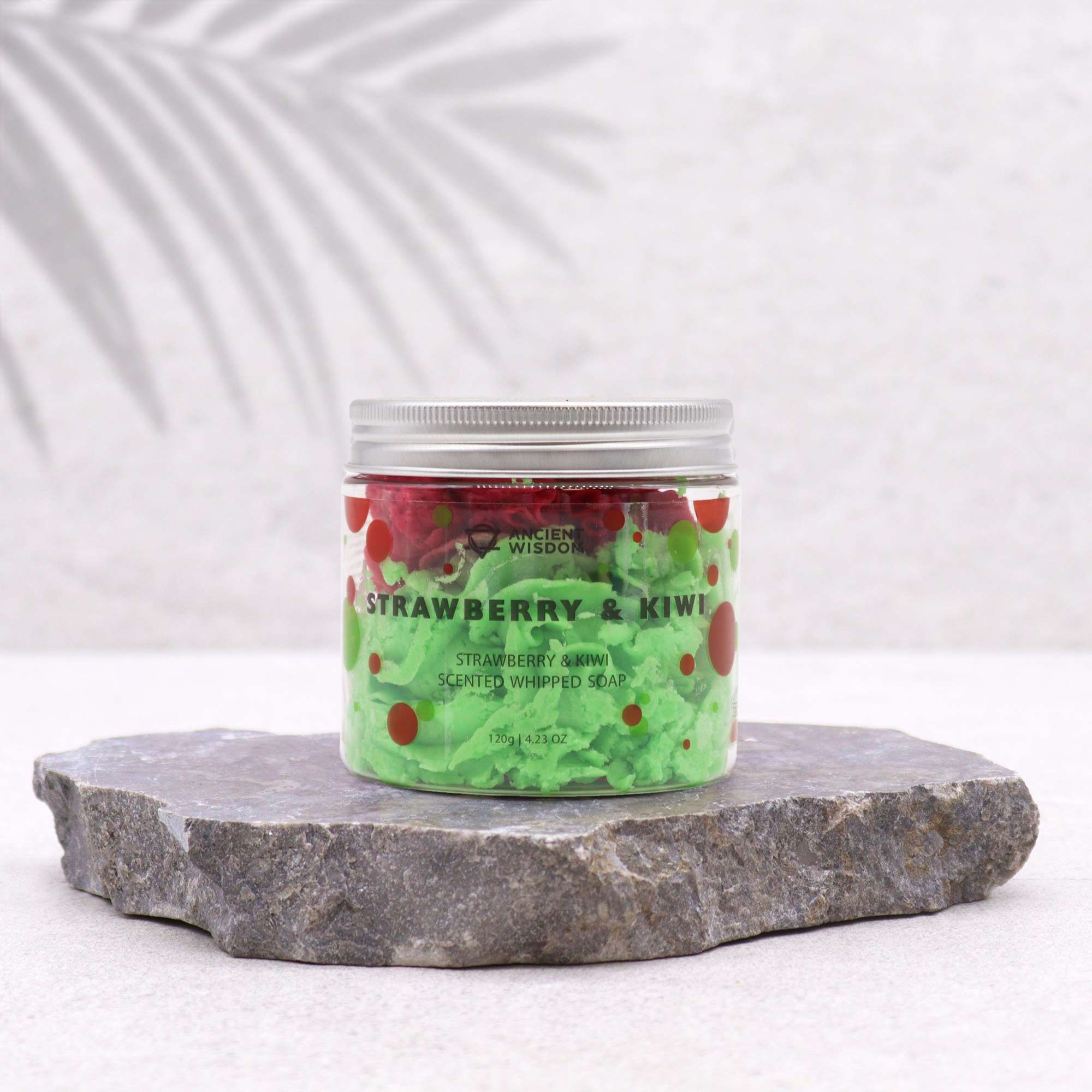 Cremeseife Grün Erdbeere & Kiwi mit Glycerin 120 g Feuchtigkeitsspendende Pflege