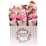 Seifenblumen Bouquet Große Nelken 34 g Geschenkset – Honigbee Seifenblumen Bouquet Große Nelken 34 g