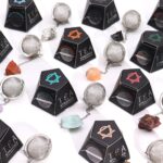 Edelstein Teesieb Schwarzer Obsidian Edelstahl Tee-Ei – Honigbee Edelstein Teesieb Schwarzer Obsidian Edelstahl Tee-Ei