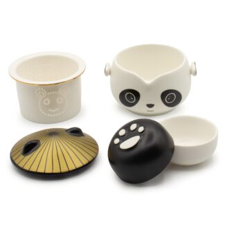Kung Fu Panda Teeset mit Teekanne & 2 Tassen 210 ml