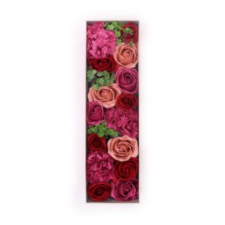 Seifenblumen Geschenkbox Vintage Rosen Lang