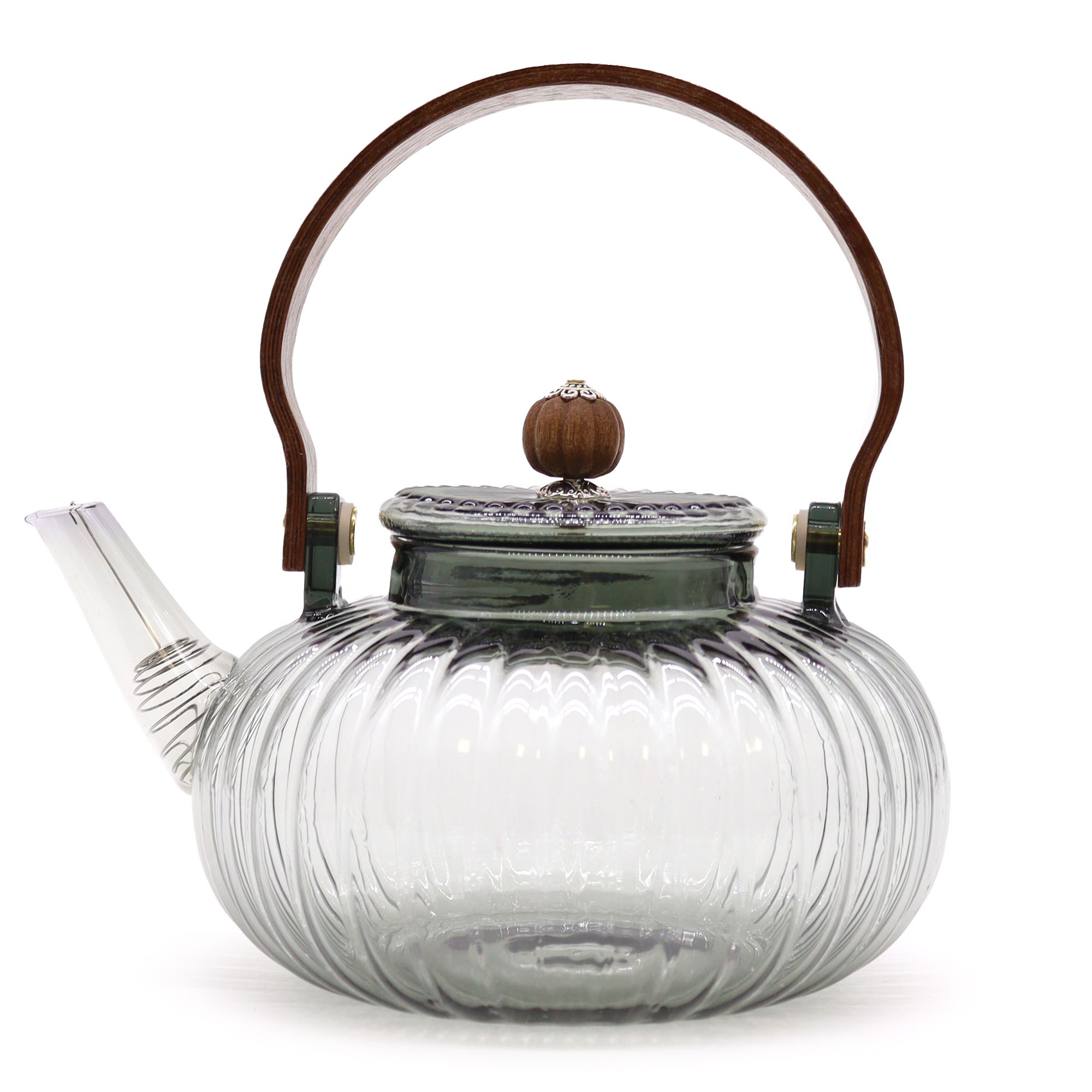 Glas Teekanne mit Glas Teesieb 950 ml