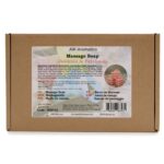Massageseife Jasmin & Patchouli Rosa Handgemacht mit Sheabutter 170 g