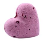 Badeherz Ylang & Rose 70 g Badebombe mit Rosenduft – Honigbee Badeherz Ylang & Rose 70 g Badebombe