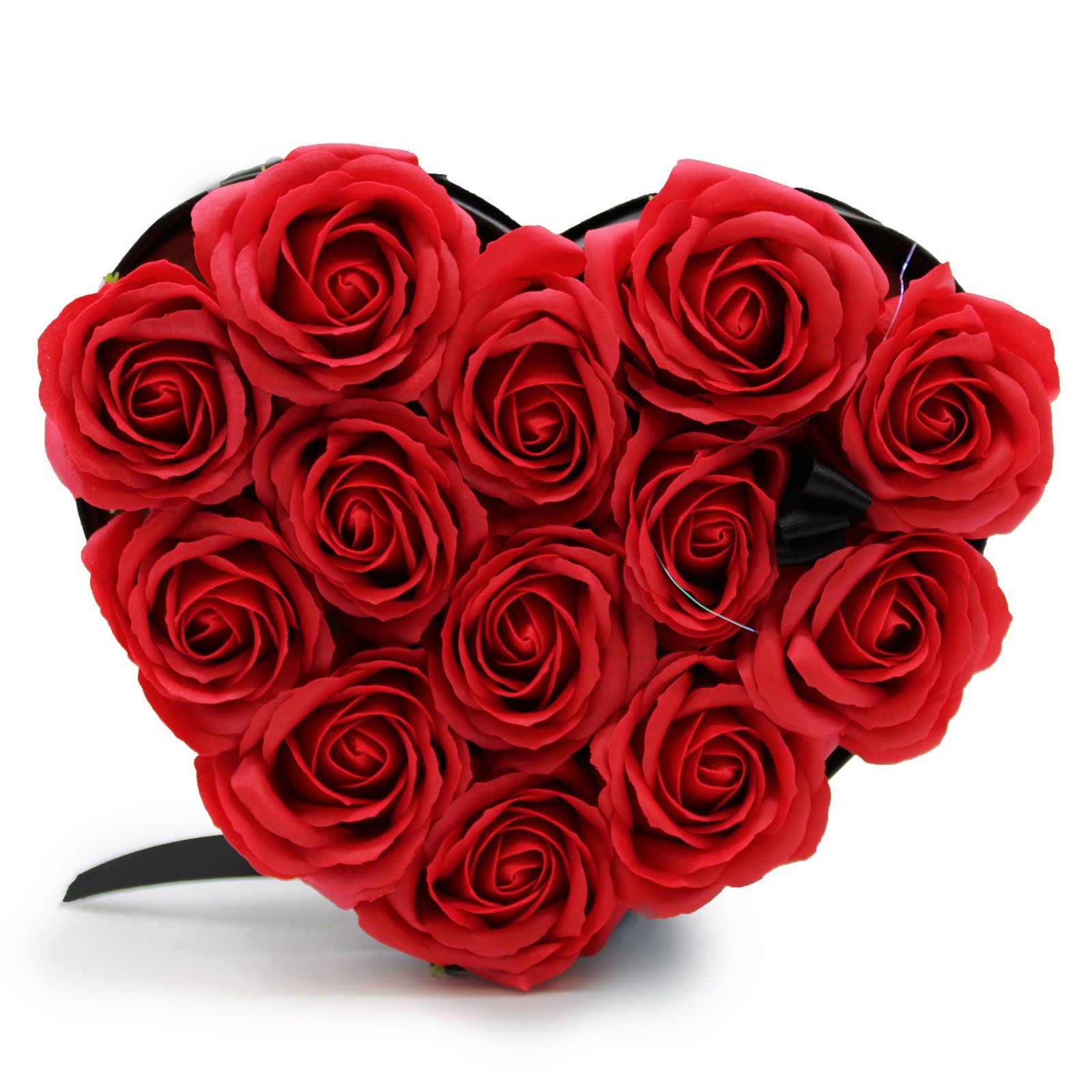 Seifenblumen Rosenstrauß Rot 13 Rosen Herz Seifenblumen Rosenstrauß Rot 13 Rosen Herz
