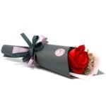 Seifenblumen Rosenstrauß Groß dekoratives Geschenk mit Seifenblüten