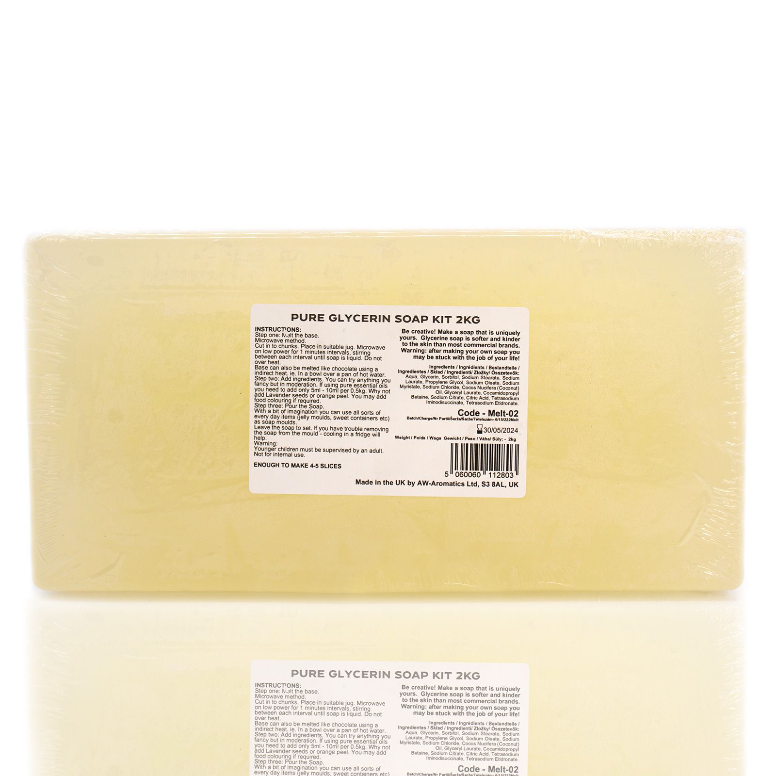 Melt & Pour Seifenbasis 2 kg zum Seife selber machen