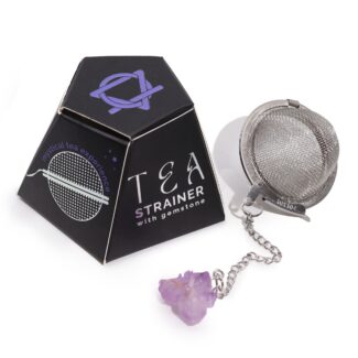 Edelstein Teesieb Amethyst Druse