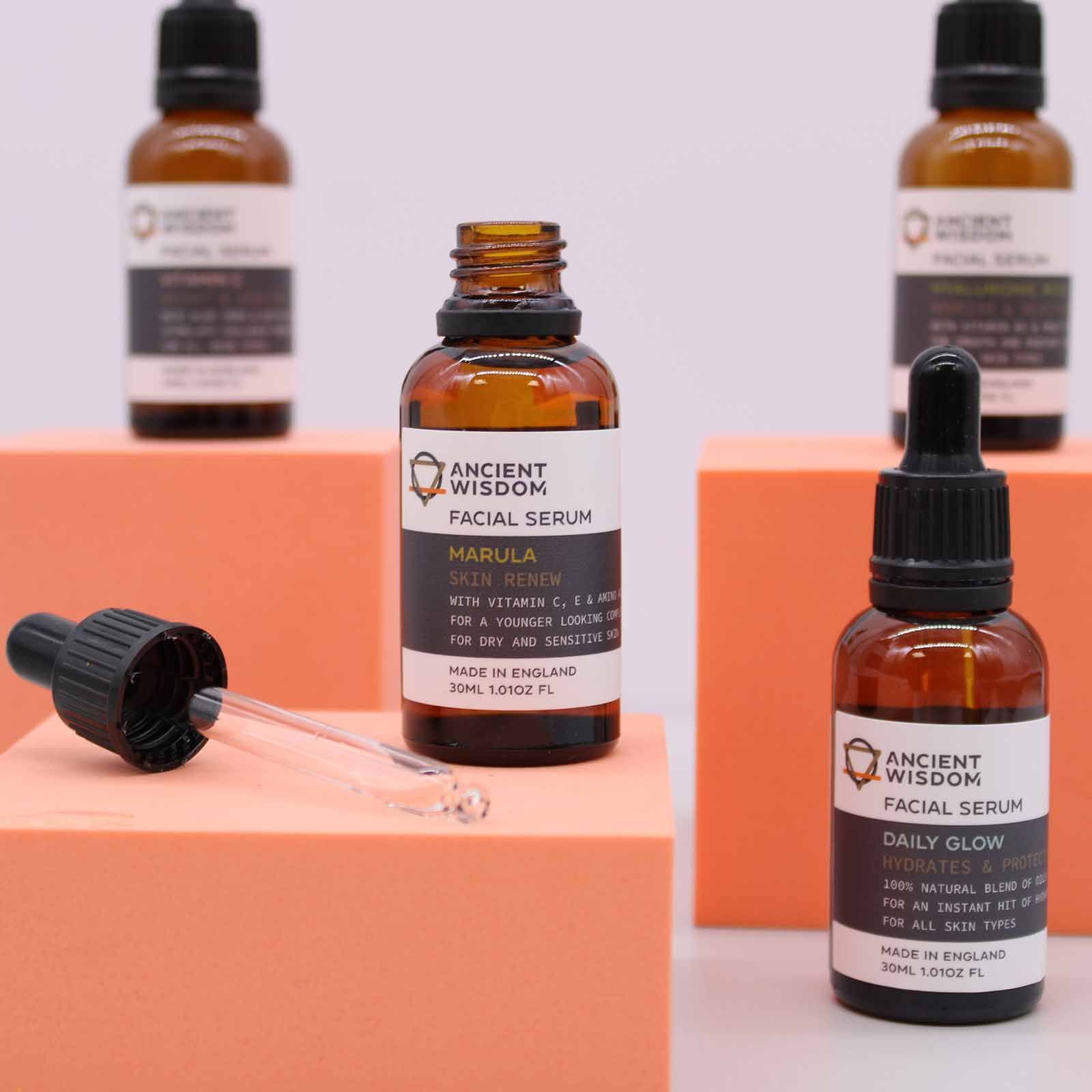 Marulaöl Gesichtsserum mit Vitamin E 30 ml – Feuchtigkeitspflege Vegan