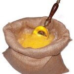 Badesalz Aromatherapie Wake Up 7 kg im Jutesack – Honigbee Badesalz Aromatherapie Wake Up 7 kg im Jutesack