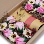 Spa Geschenkset Badesalz & Seifenblumen Passion