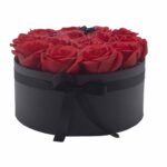 Seifenblumenstrauß Rot 14 Rosen Rund Geschenkbox Duftseife Badeseife – Honigbee Seifenblumenstrauß Rot 14 Rosen Rund Geschenkbox Duftseife Badeseife