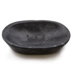Marmor Seifenschale Oval Schwarz