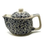 Keramik Teekanne Blaues Muster 350 ml mit Teesieb – Honigbee Keramik Teekanne Blaues Muster 350 ml