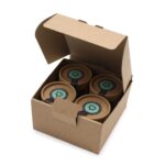 Badebombe mit Rosenquarz Armband Bergamotte & Meersalz 140 g Handgemacht