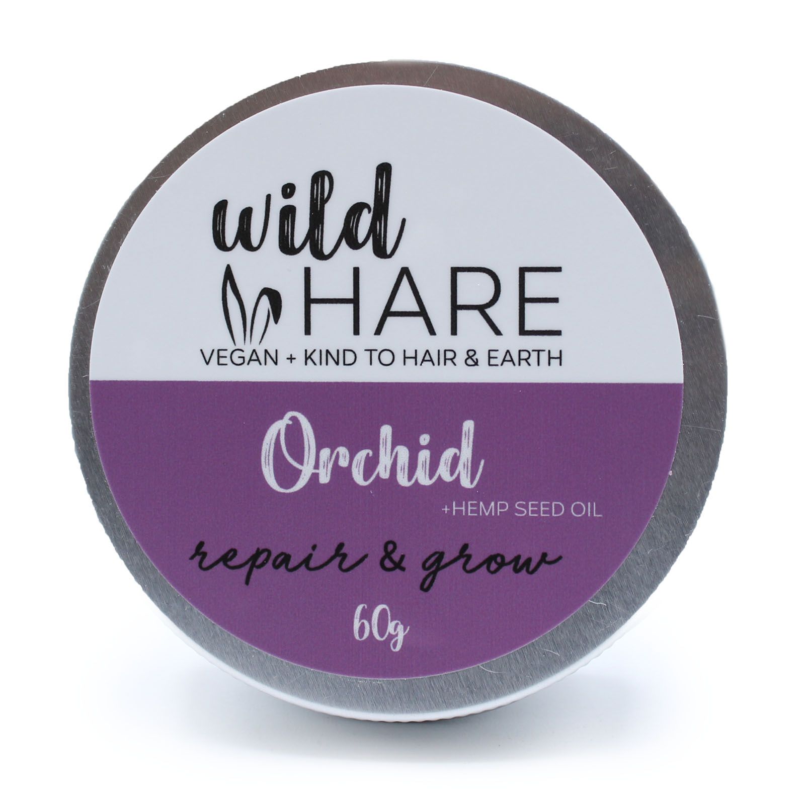 Festes Shampoo Orchideenduft 60 g vegan mit Hanfsamenöl – Wild Hare