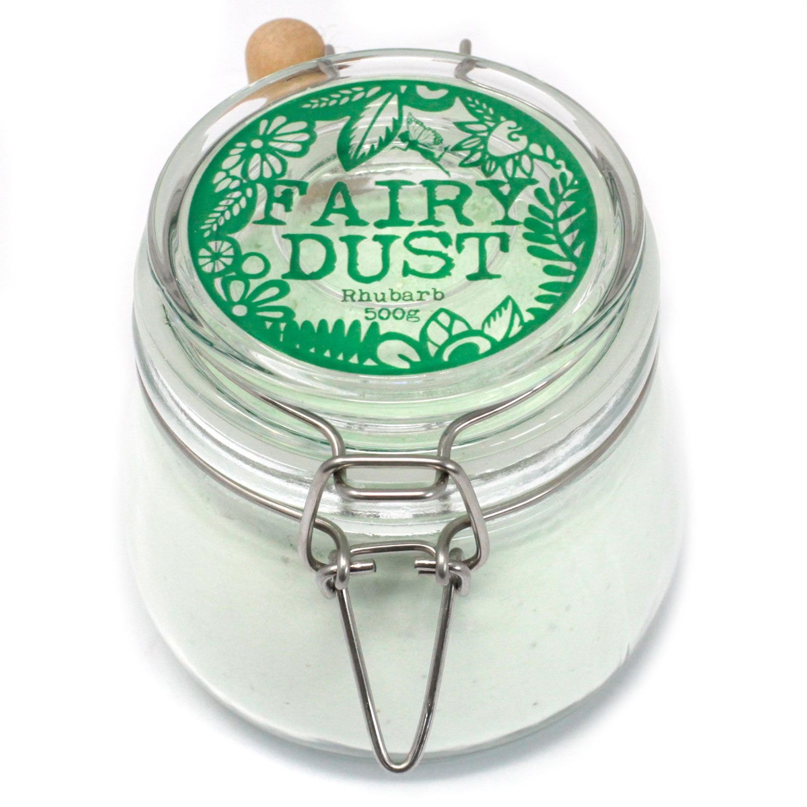 Fairy Dust Badesalz Rhabarber 500 g Badezusatz mit Sprudeleffekt