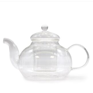Glas Teekanne mit Glas Teesieb 800 ml